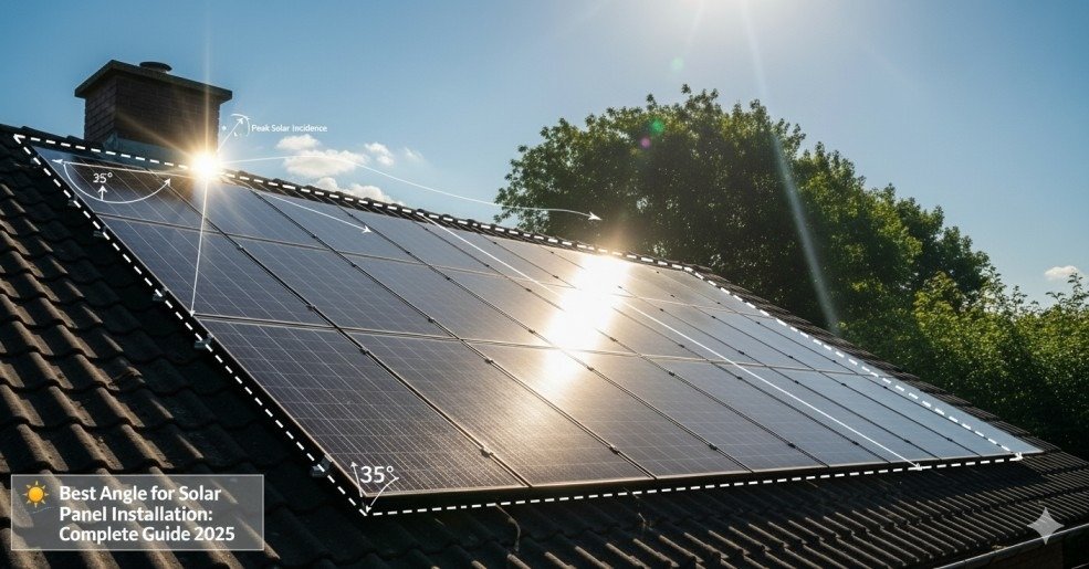 Best Angle for Solar Panel Installation: Complete Guide 2025